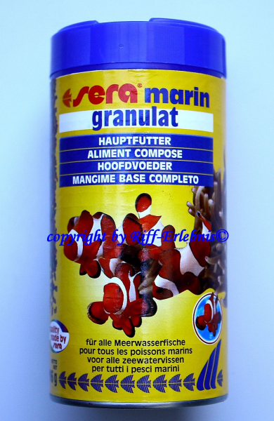 Sera marin granulat 250ml Hauptfutter 33,96€/L